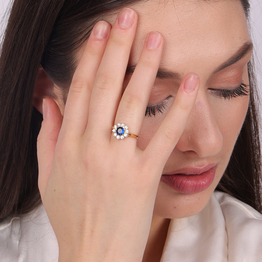 BLUE BLOSSOM RING