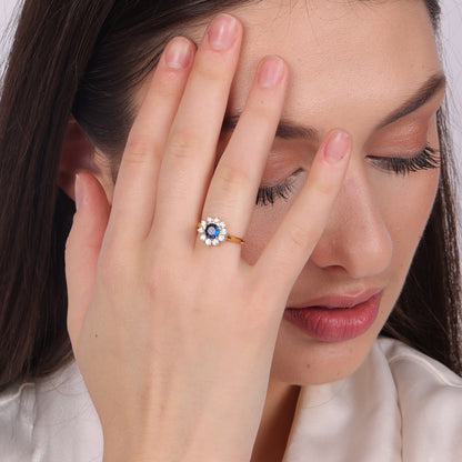 BLUE BLOSSOM RING