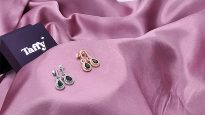 SILVER TEARDROP EARRINGS