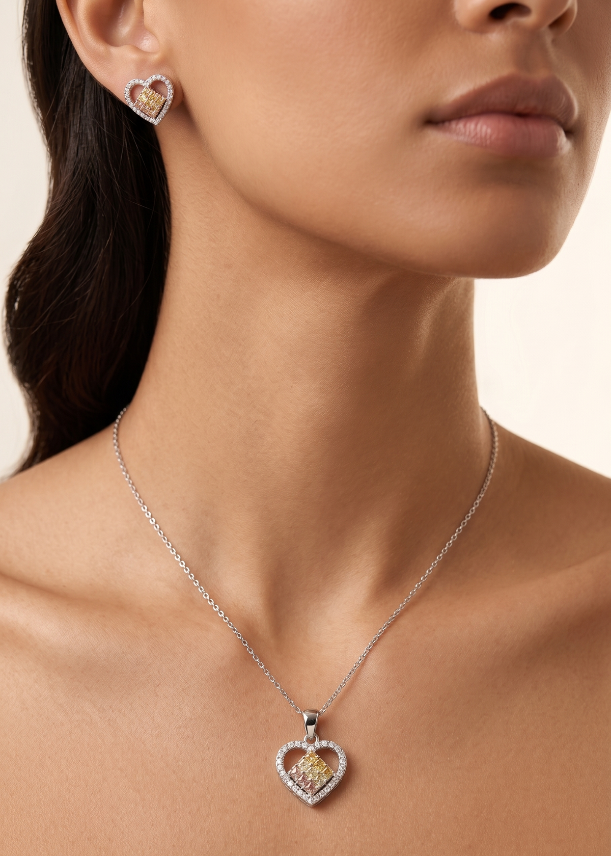 HEART PENDANT SET