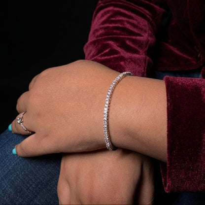 925 STERLING SILVER TENNIS BRACELET
