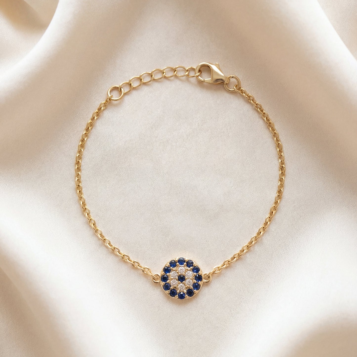 925 STERLING SILVER EVIL EYE BRACELET