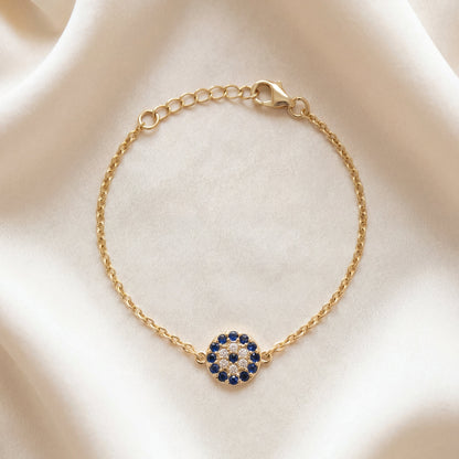 925 STERLING SILVER EVIL EYE BRACELET