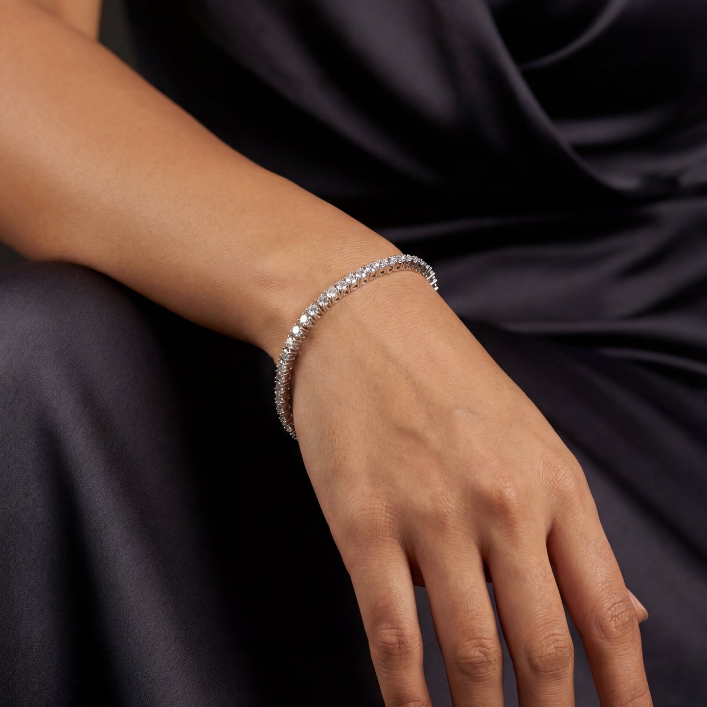 925 STERLING SILVER TENNIS BRACELET