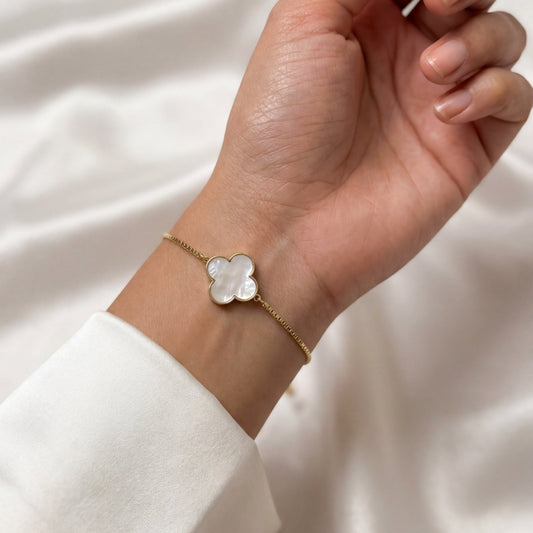925 STERLING SILVER CLOVER BRACELET