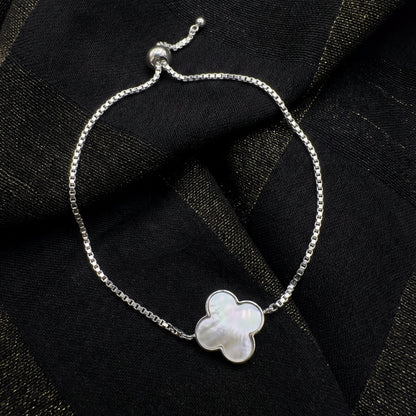 925 STERLING SILVER CLOVER BRACELET