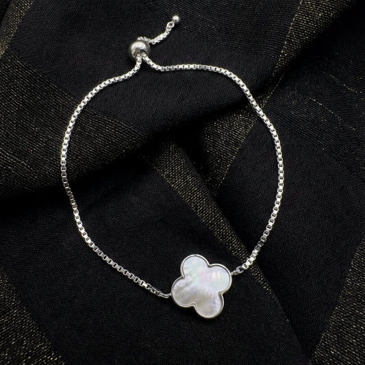 925 STERLING SILVER CLOVER BRACELET