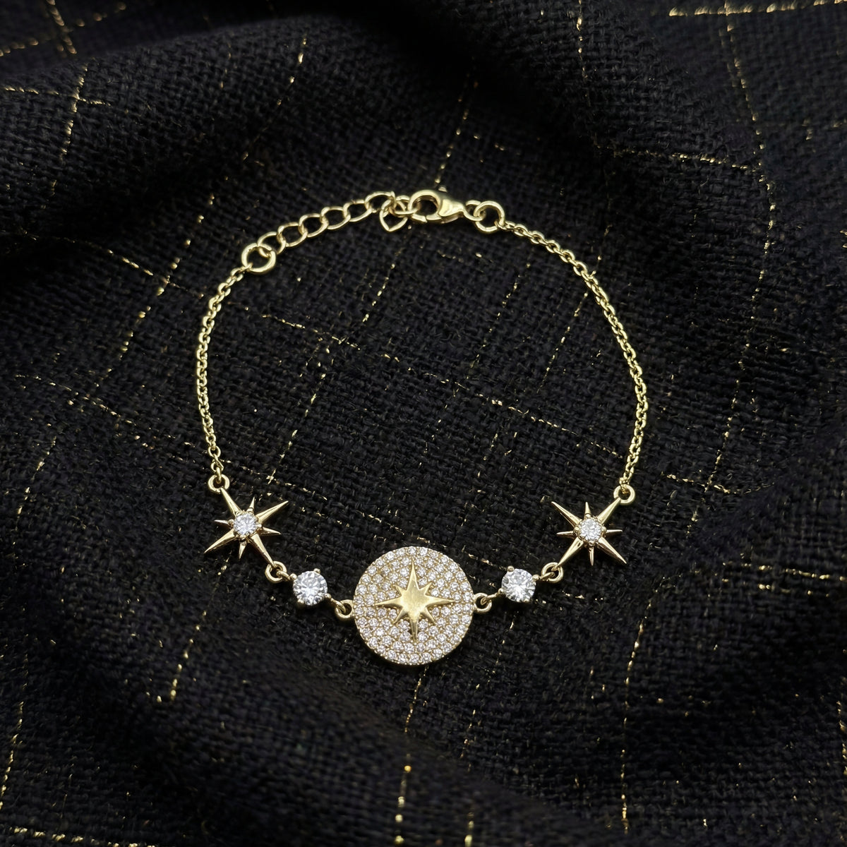 925 STERLING SILVER STAR BRACELET