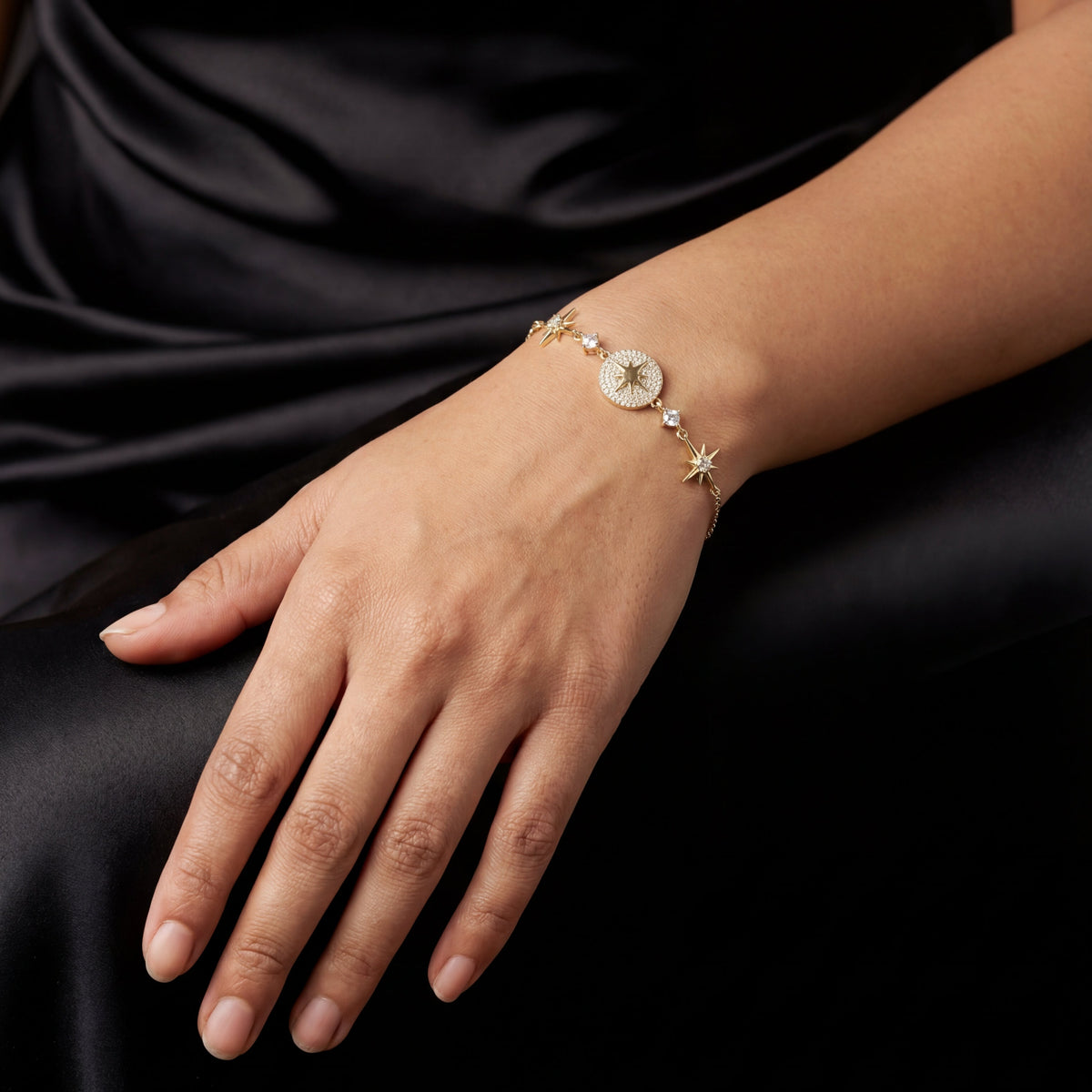 925 STERLING SILVER STAR BRACELET