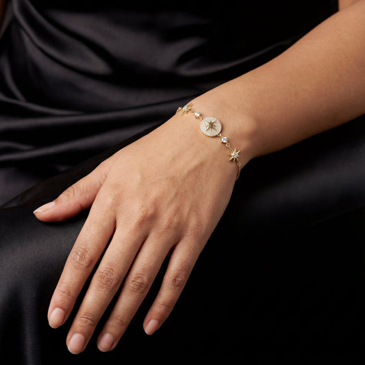 925 STERLING SILVER STAR BRACELET