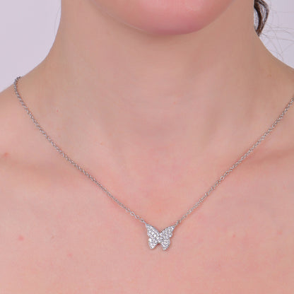 BUTTERFLY PENDANT NECKLACE