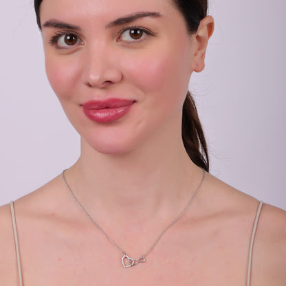 INFINITY HEART PENDANT NECKLACE