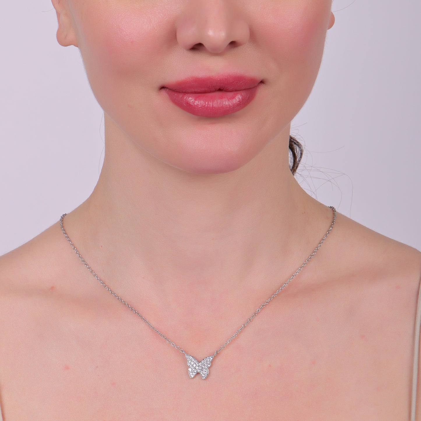 BUTTERFLY PENDANT NECKLACE
