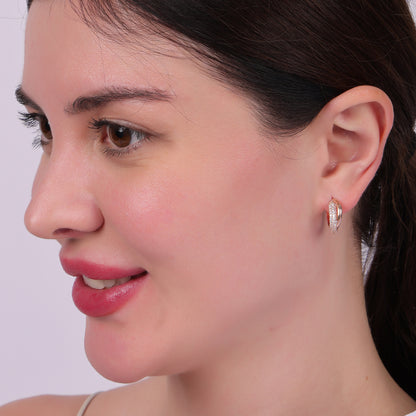 SPIRAL HOOP EARRINGS