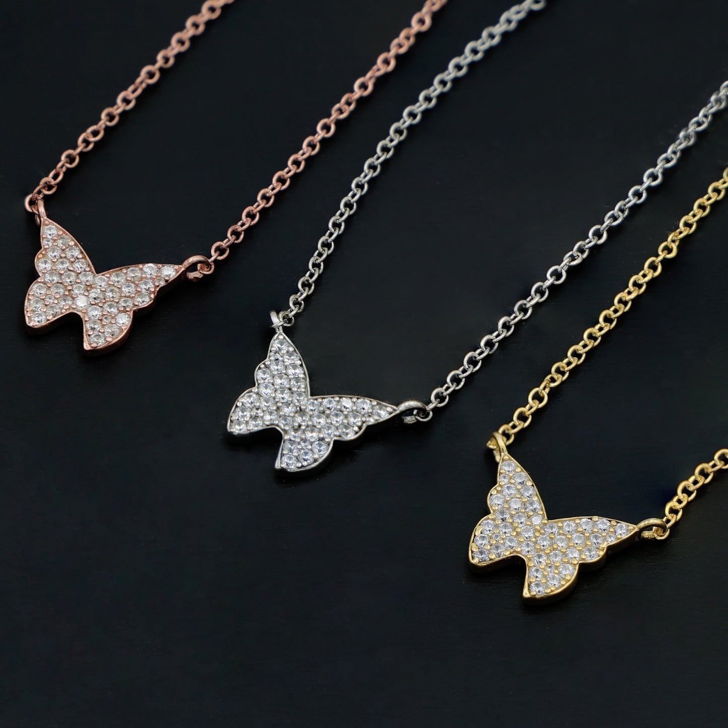 BUTTERFLY PENDANT NECKLACE
