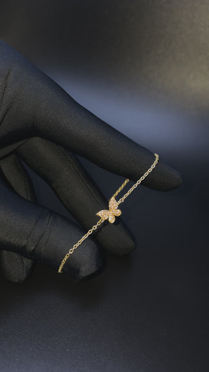 925 STERLING SILVER BUTTERFLY BRACELET