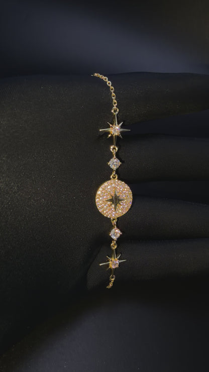 925 STERLING SILVER STAR BRACELET