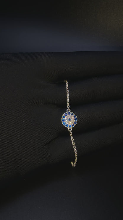 925 STERLING SILVER EVIL EYE BRACELET